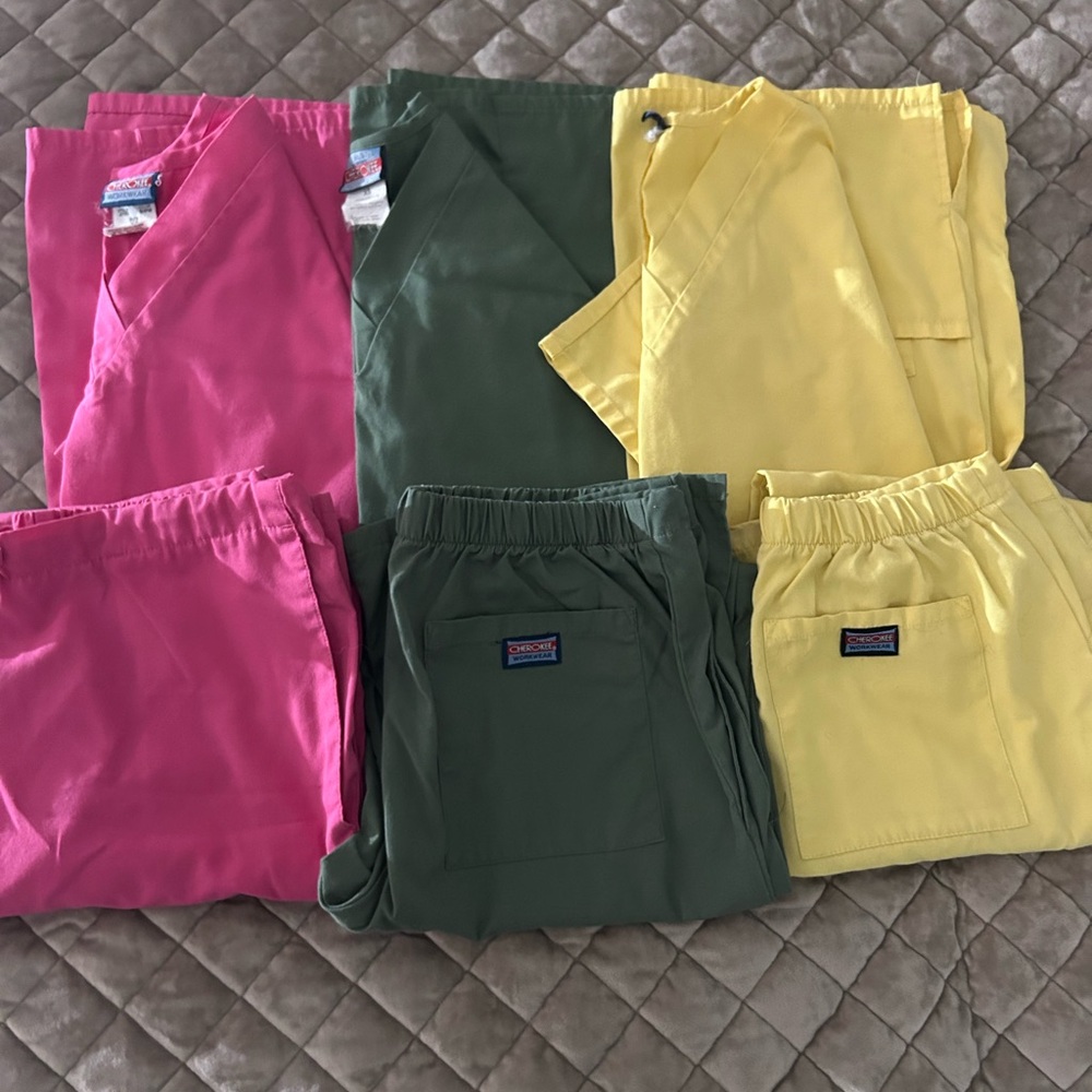 Cherokee Workwear scrubs for women Size, x-small lot